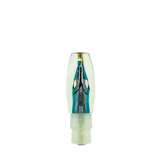 Tsutomu - 9” Limited Tricolor Fish Head Moke Invert