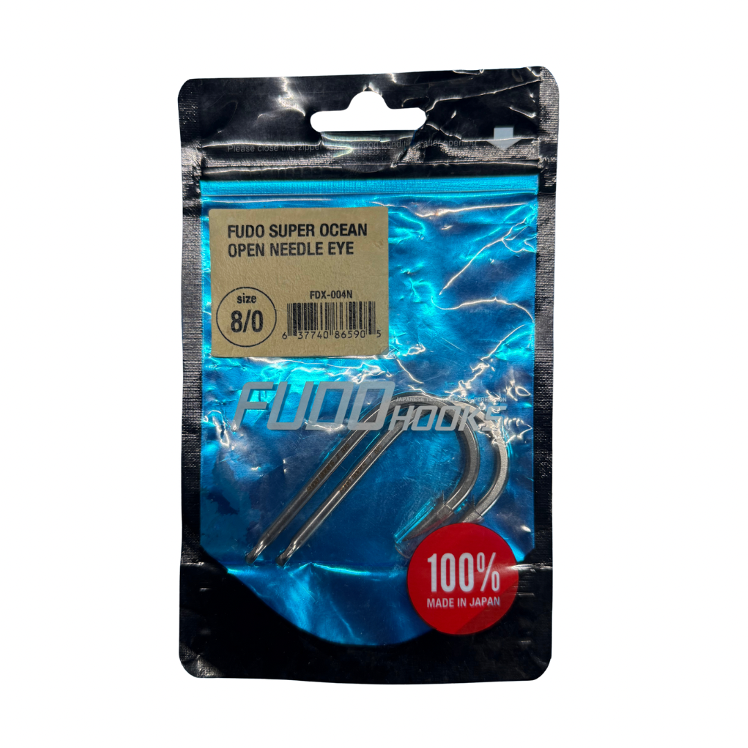 FUDO - Super Ocean Kona Cut Needle Eye 8/0 Hooks