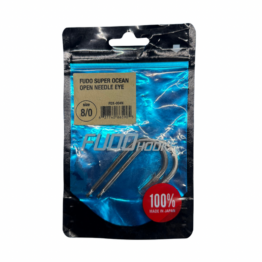 FUDO - Super Ocean Kona Cut Needle Eye 8/0 Hooks