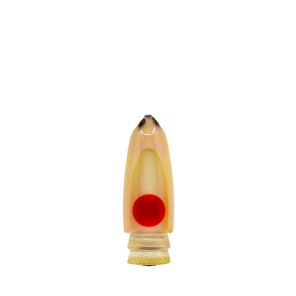 Leroy - 9” Vintage 4-Hole Jetted Strawberry Bullet
