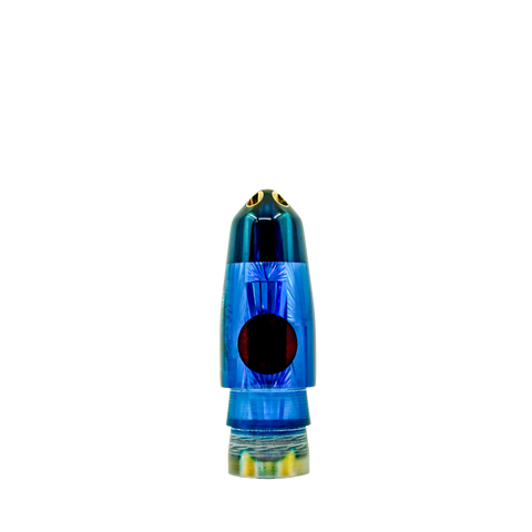 Sh-Bite - 9" Blue Tint 4-Jet Bullet