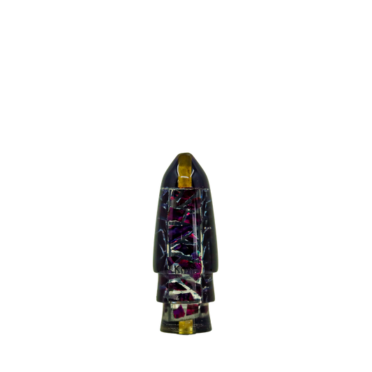 Koya - 9" Vintage Small Purple Shell Bullet