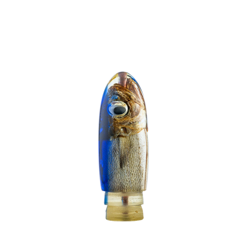 Tanabe - Vintage 12" Blue Top Fish Head Bullet
