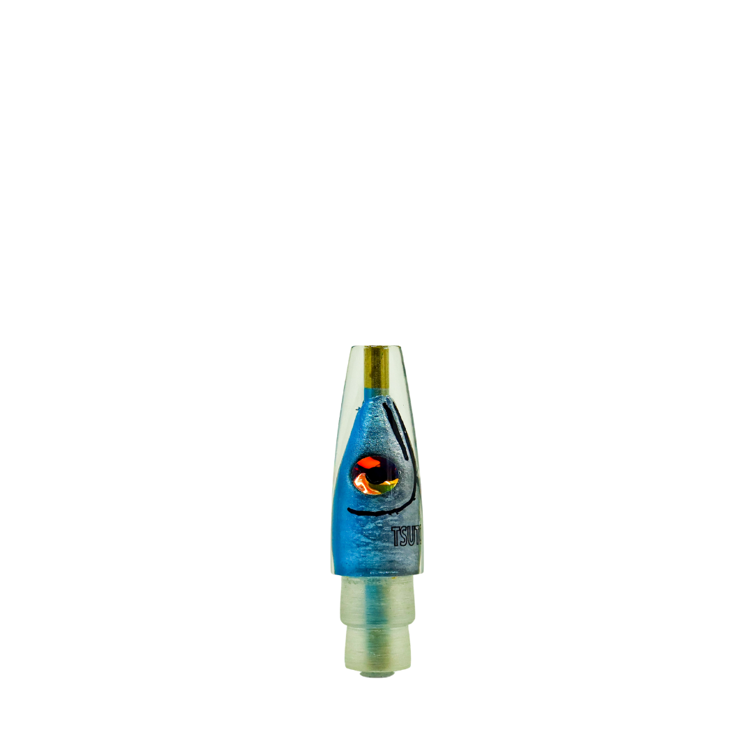 Tsutomu - 6” Blue Salmon Fish Head Invert