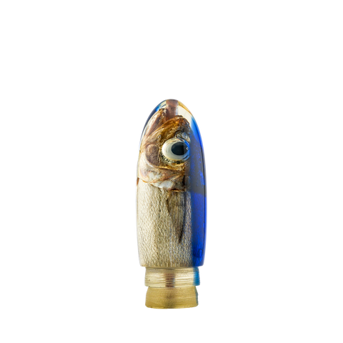 Tanabe - Vintage 12" Blue Top Fish Head Bullet