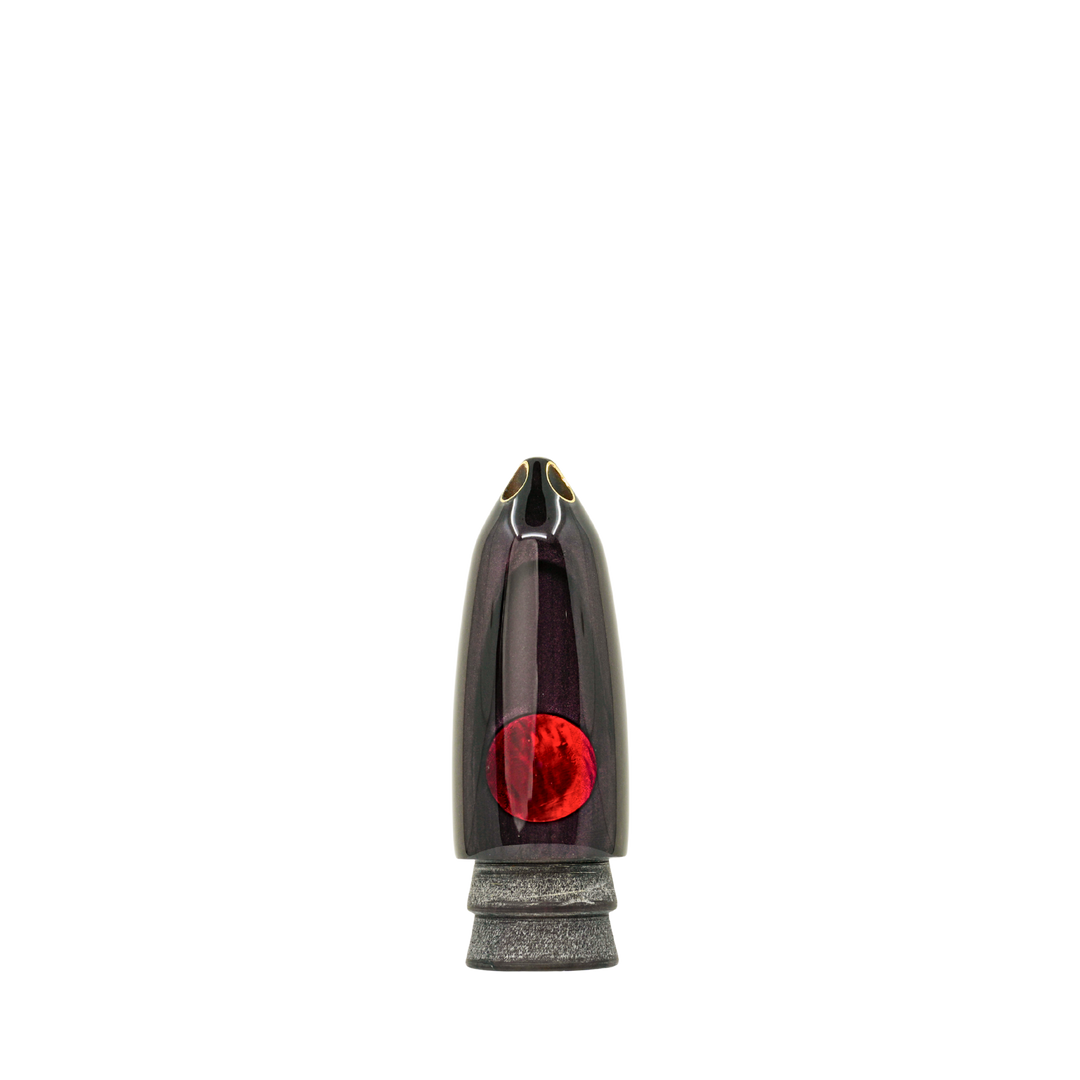 Leroy Lures: History & Lure Identification Guide | Luremonger 9" Bullet, 4-Jet Blackberry - Offshore Trolling Lure Archive
