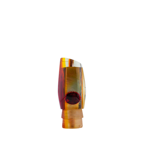 Futa Lures - 9"+ Fire Tinted Real MOP Cut Face (B-Stock)
