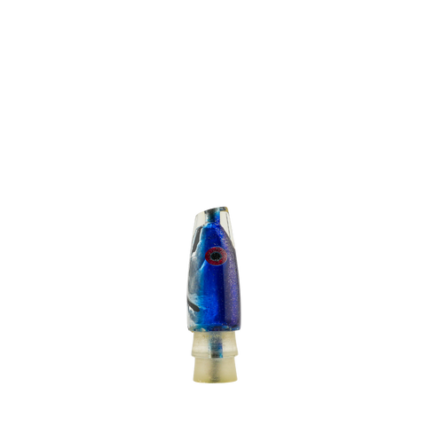 Papa - 7" Vintage Blue Fish Head Slant