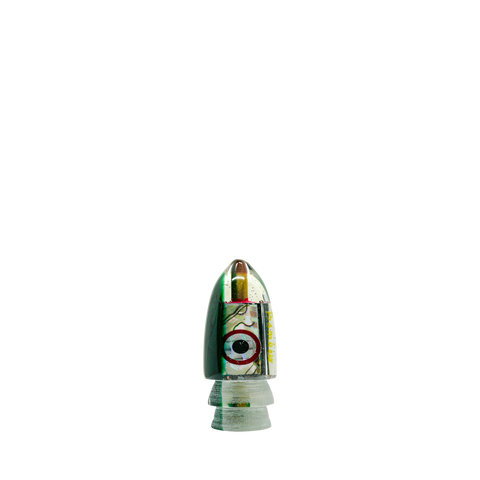 Bomboy Lures - 9" Green Shell Baby Bomb Bullet