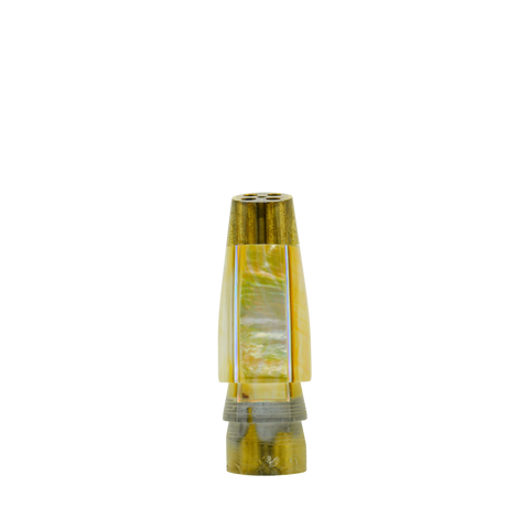 Shiroma - 9” Vintage Real Shell 4-Hole Jet Slant