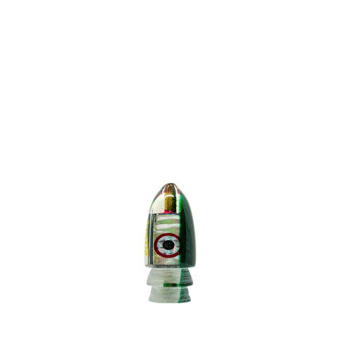 Bomboy Lures - 9" Green Shell Baby Bomb Bullet