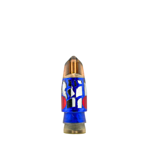 Tanigawa - 9"+ 2-Hole Cracked Glass Bullet