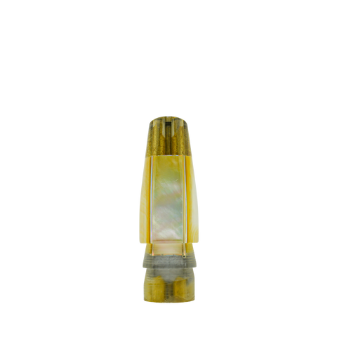 Shiroma - 9” Vintage Real Shell 4-Hole Jet Slant