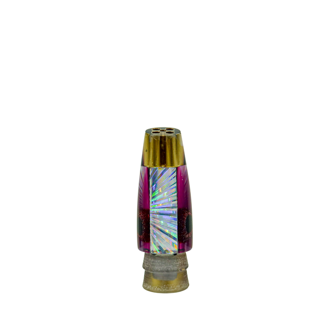Leroy - 9” Purple Starburst Jetted Slant