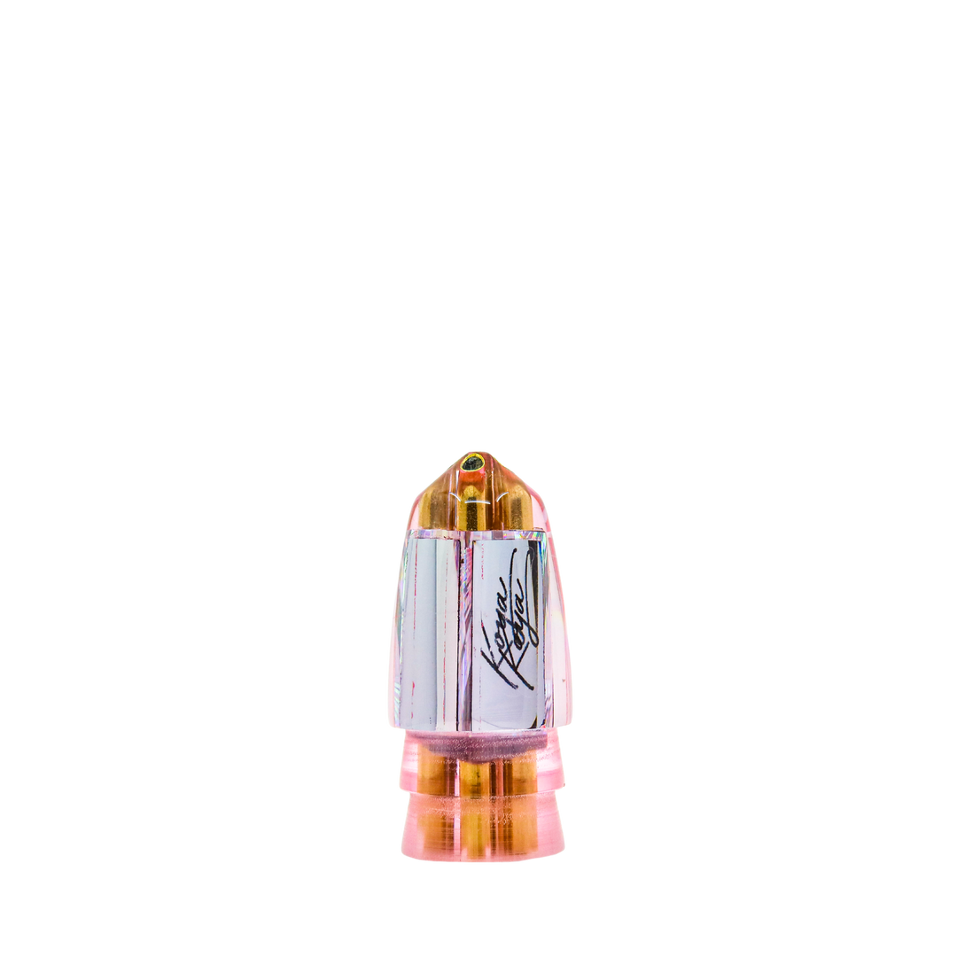 Koya Lures: History & Lure Identification Guide | Luremonger 9"+ Bullet, Pink Tint Mirror - Offshore Trolling Lure Archive