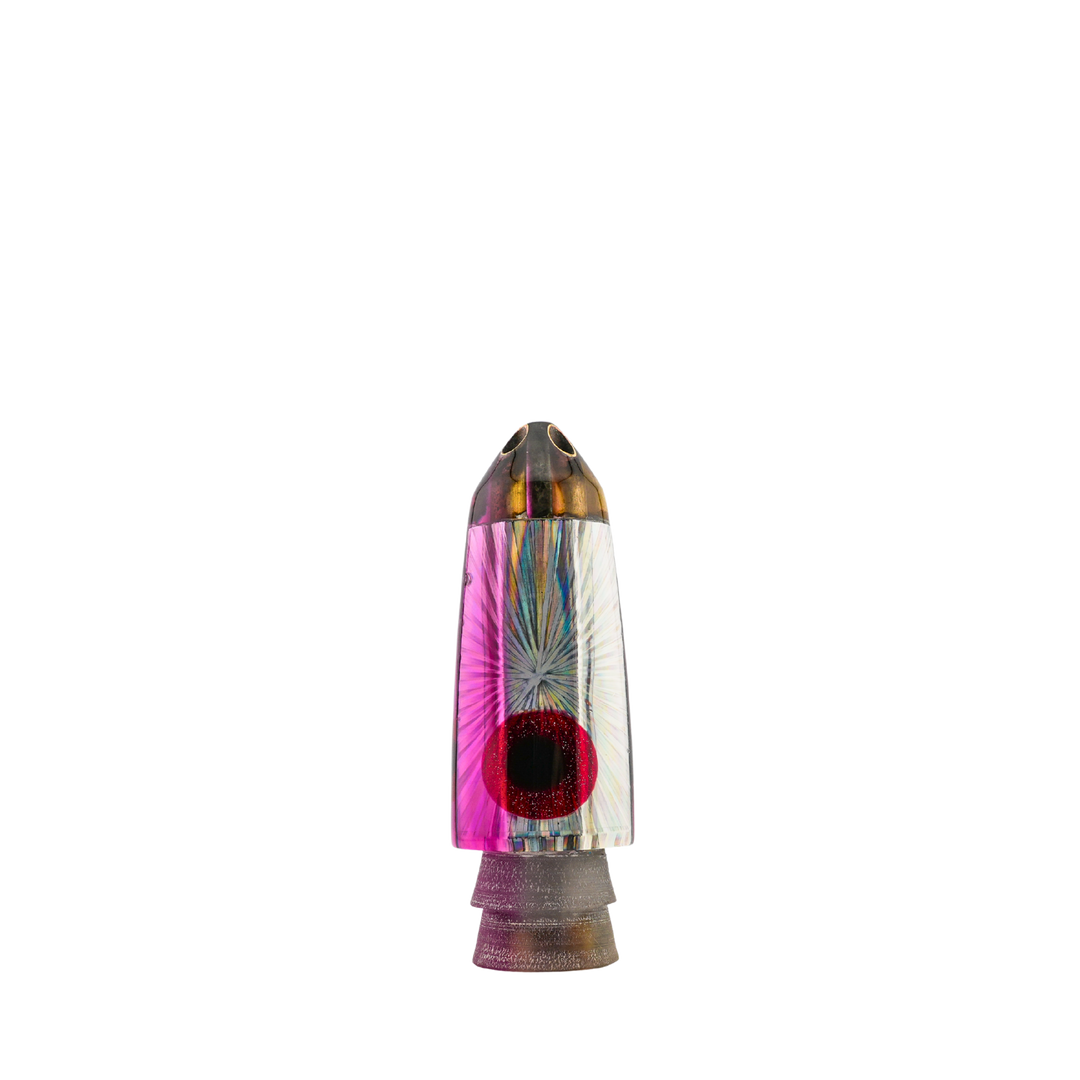 Leroy Lures: History & Lure Identification Guide | Luremonger 9"+ Bullet, Purple Top Starburst - Offshore Trolling Lure Archive