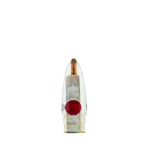 Wes Leslie - 9" White MOP Shell Bullet