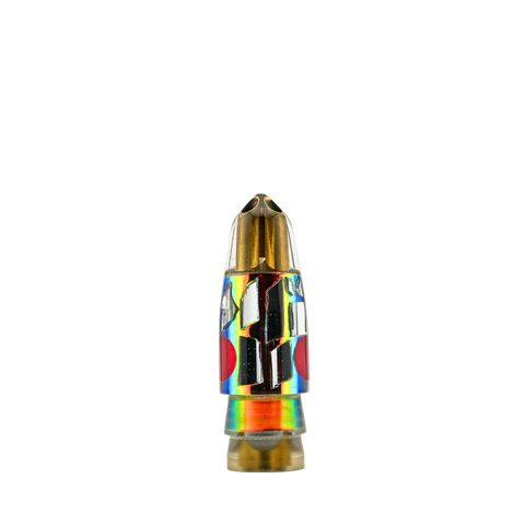 Tanigawa - 9"+ 2-Hole Cracked Glass Bullet