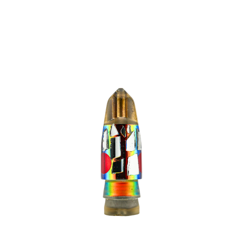 Tanigawa - 9"+ 2-Hole Cracked Glass Bullet