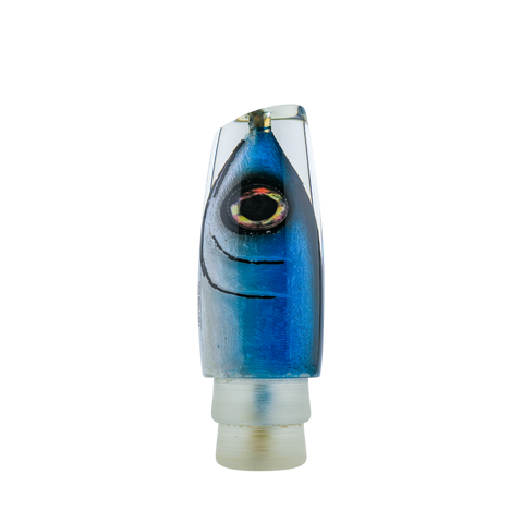 Tsutomu - 12" Blue White Fish Head Ante Plunger