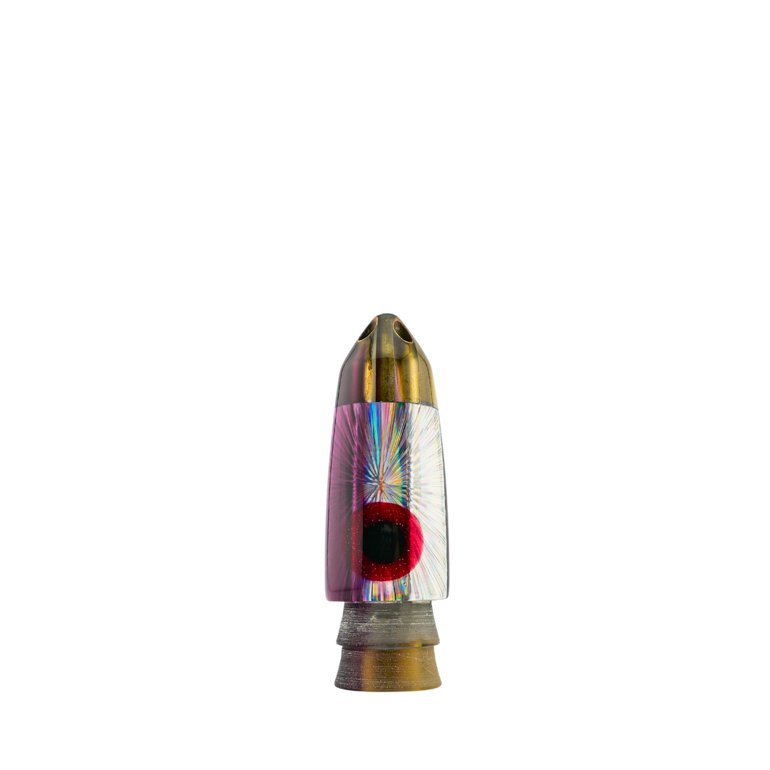 Leroy Lures: History & Lure Identification Guide | Luremonger 9" Bullet, Purple Top Starburst - Offshore Trolling Lure Archive