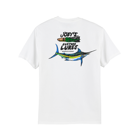 Joe Yee - Original White Joey’s Custom Lures Shirt
