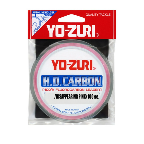 YOZURI - HD PINK FLUOROCARBON 30YD 12LB