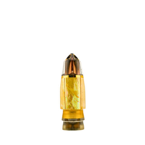 Tanigawa - 9"+ 2-Hole Gold MOP Shell Bullet