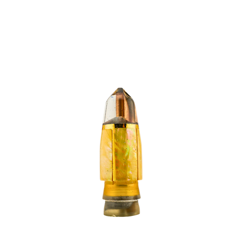 Tanigawa - 9"+ 2-Hole Gold MOP Shell Bullet