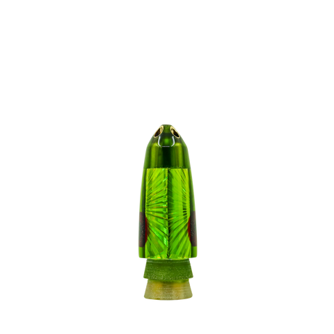 Leroy - 9” Green Coke Bottle 4-Jet Bullet