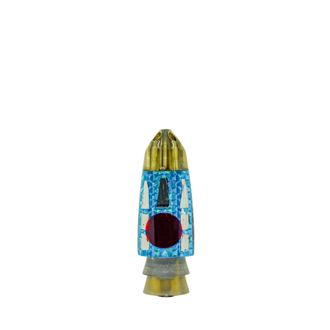 Leroy - 9" Cracked Glass Jetted Bullet