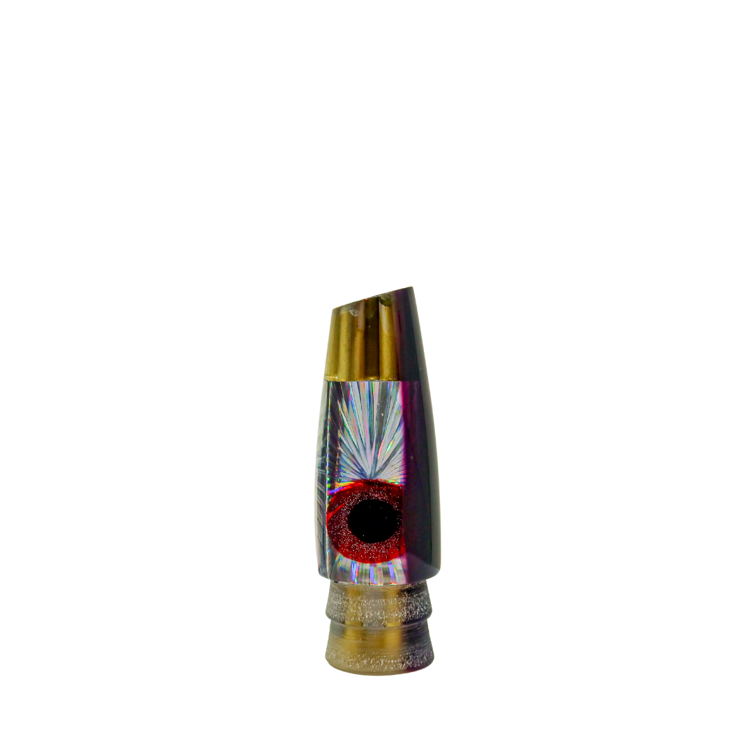 Leroy - 9” Purple Starburst Jetted Slant