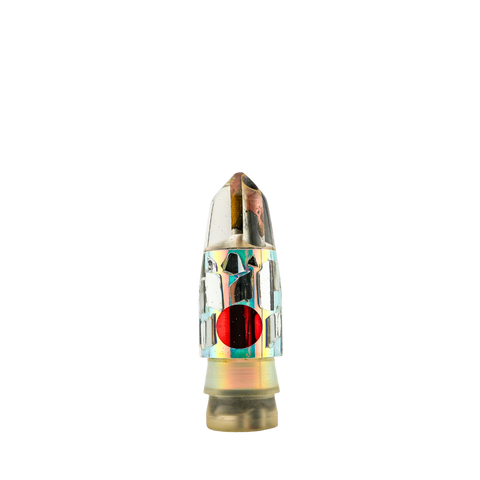 Tanigawa - 9"+ 2-Hole Cracked Glass Bullet
