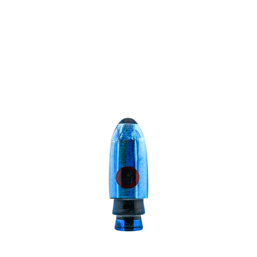 Pete's Lures: History & Lure Identification Guide | Luremonger 7" Bullet, Ice Blue Tint - Offshore Trolling Lure Archive