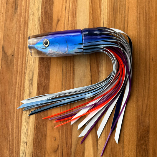 Alii Kai - 14" Holo Aku Fish Hard Head Skirted