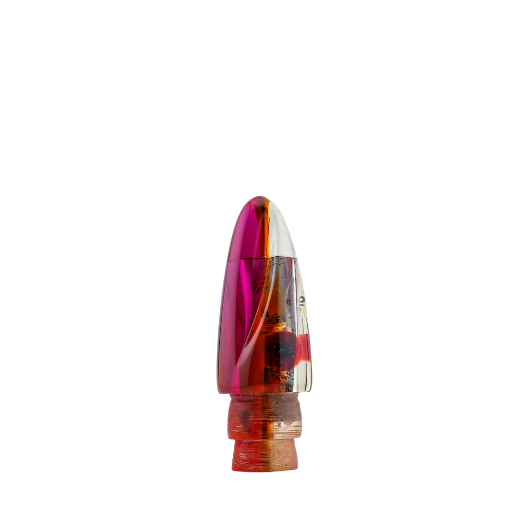 Kelela Lures: History & Lure Identification Guide | Luremonger 9" Paniolo, Pink Orange Tint - Offshore Trolling Lure Archive
