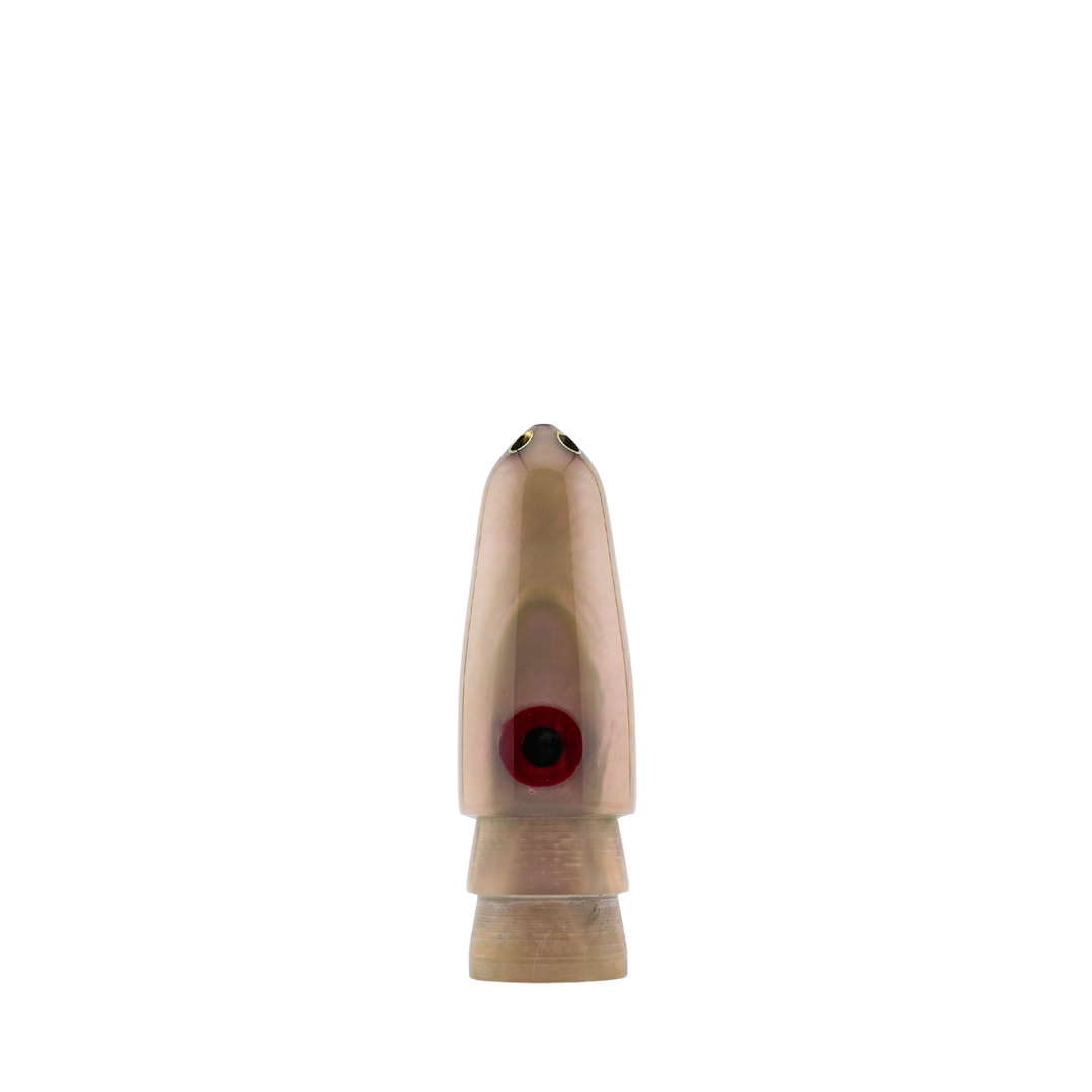 Shiroma Lures: History & Lure Identification Guide | Luremonger 9" Bullet, 4-Jet Strawberry Pearl - Offshore Trolling Lure Archive