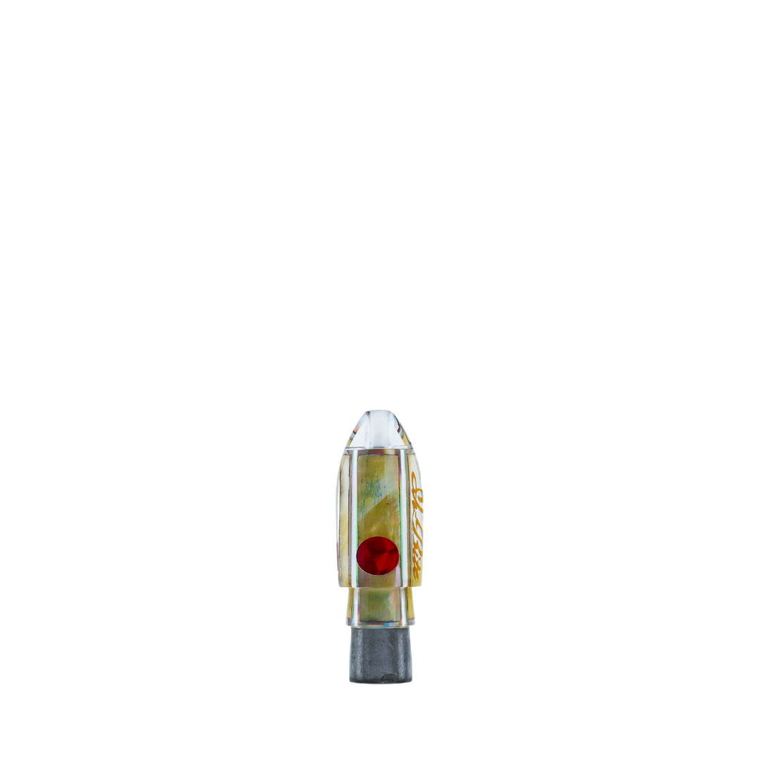 Sh-Bite Lures: History & Lure Identification Guide | Luremonger 5" Bullet, Gold MOP - Offshore Trolling Lure Archive
