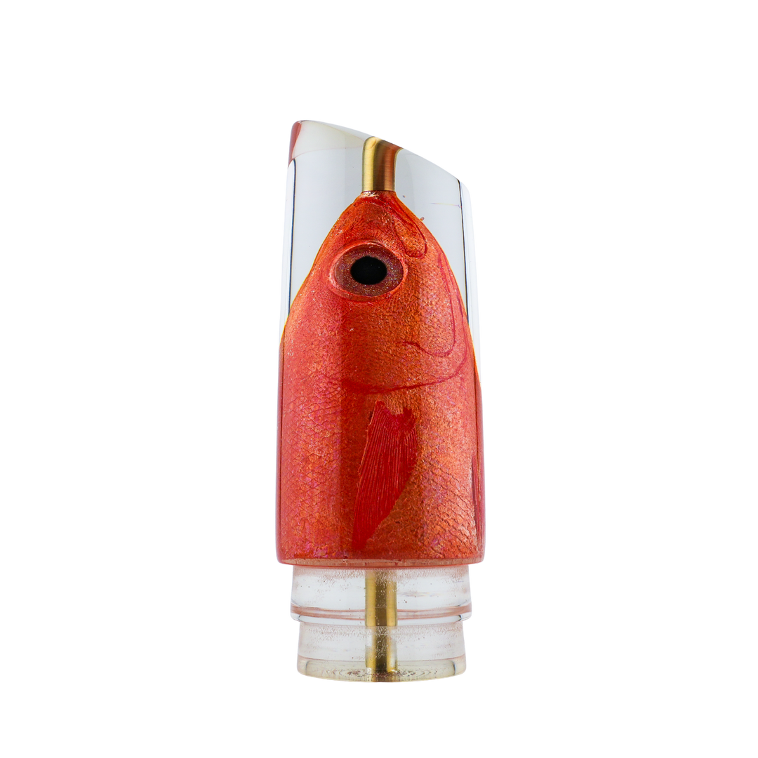 Koya Lures: History & Lure Identification Guide | Luremonger 14" Large Lunger, Niiyama Red Opelu - Offshore Trolling Lure Archive
