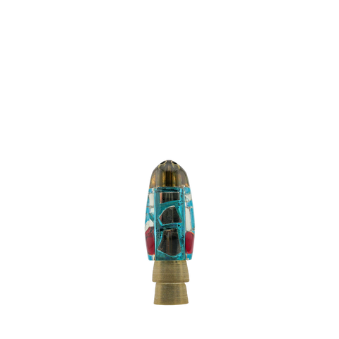 Futa - 7" Vintage Cracked Glass Jetted Bullet