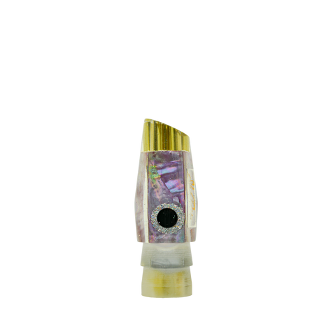 Sh-Bite - 9"+ Lavender Shell 4-Hole Jetted Slant
