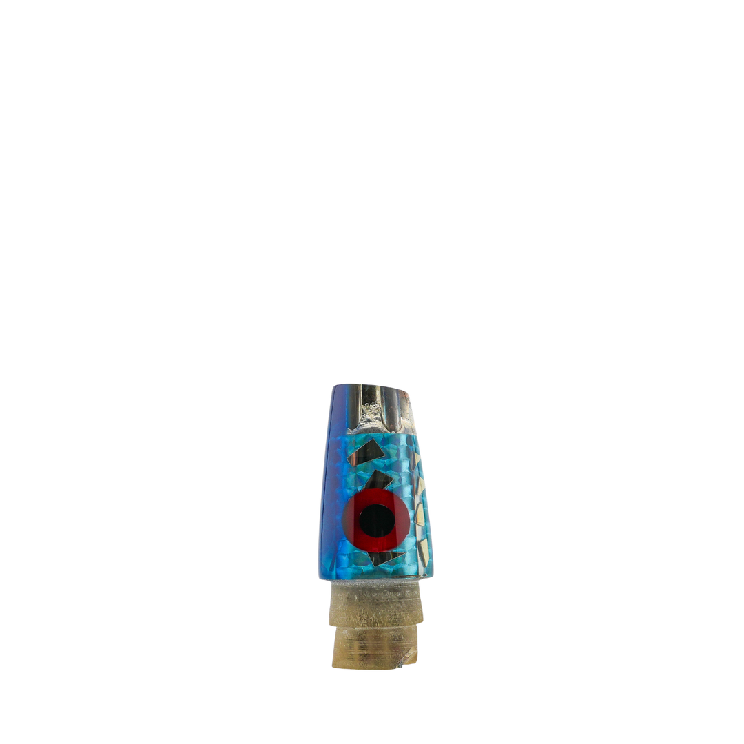 Tanabe Lures: History & Lure Identification Guide | Luremonger 7" Slant, 4-Jet Cracked Glass - Offshore Trolling Lure Archive