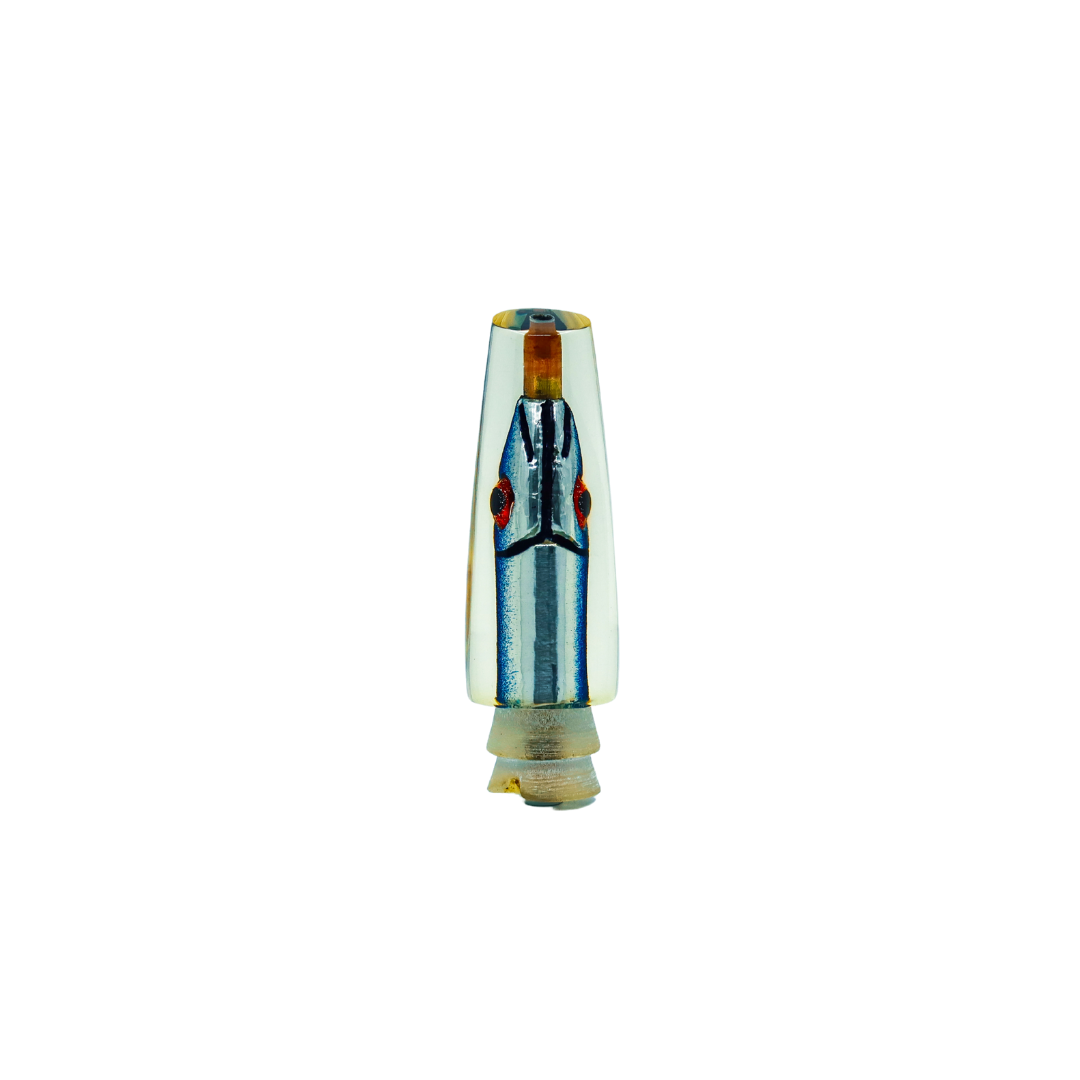 Leroy - 7" Blue Fish Head Slant