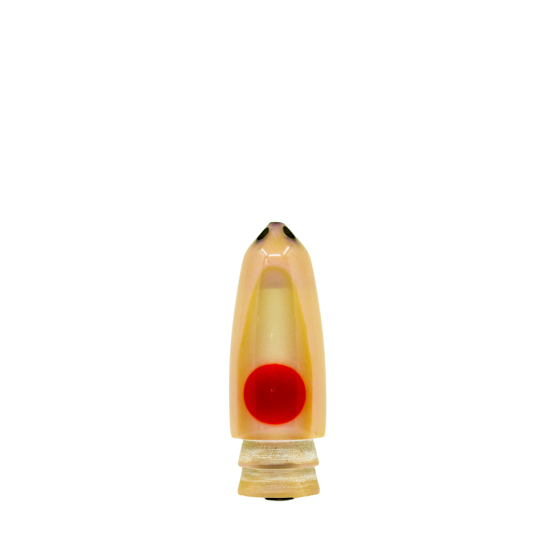 Leroy - 9” Vintage 4-Hole Jetted Strawberry Bullet
