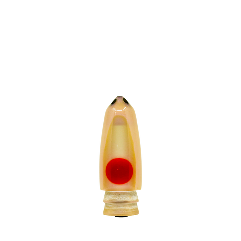 Leroy - 9” Vintage 4-Hole Jetted Strawberry Bullet