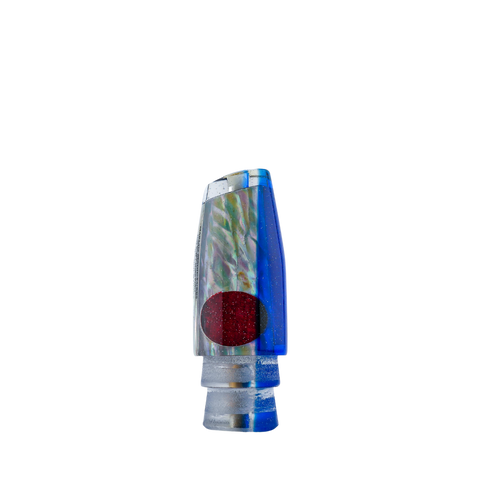 Marlin Magic - 10" Blue Tint White MOP Shell Med. Plunger