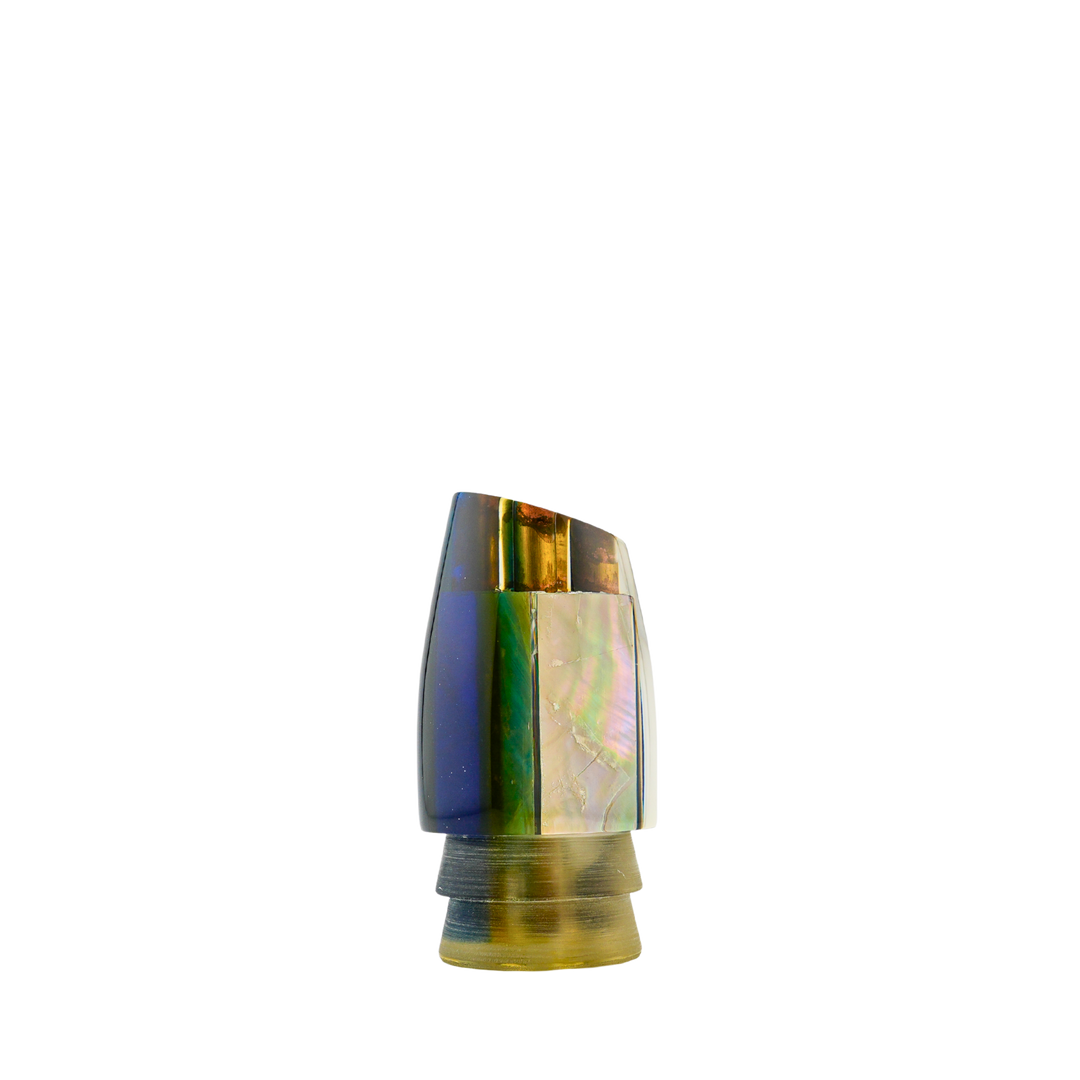 Leroy Lures: History & Lure Identification Guide | Luremonger 12" Stubby Plunger, Yellowfin MOP - Offshore Trolling Lure Archive
