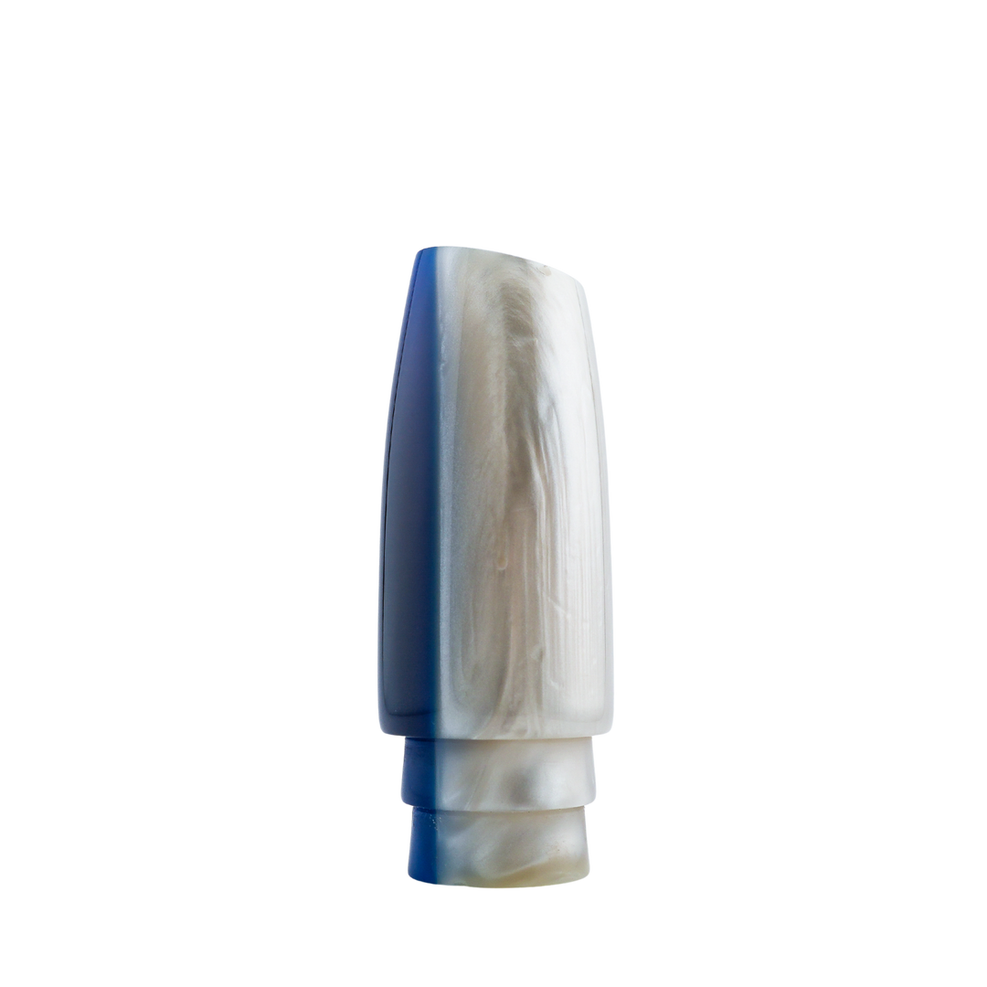 Wes Leslie Lures: History & Lure Identification Guide | Luremonger 12" Plunger, Two-Tone Tint Pearl - Offshore Trolling Lure Archive