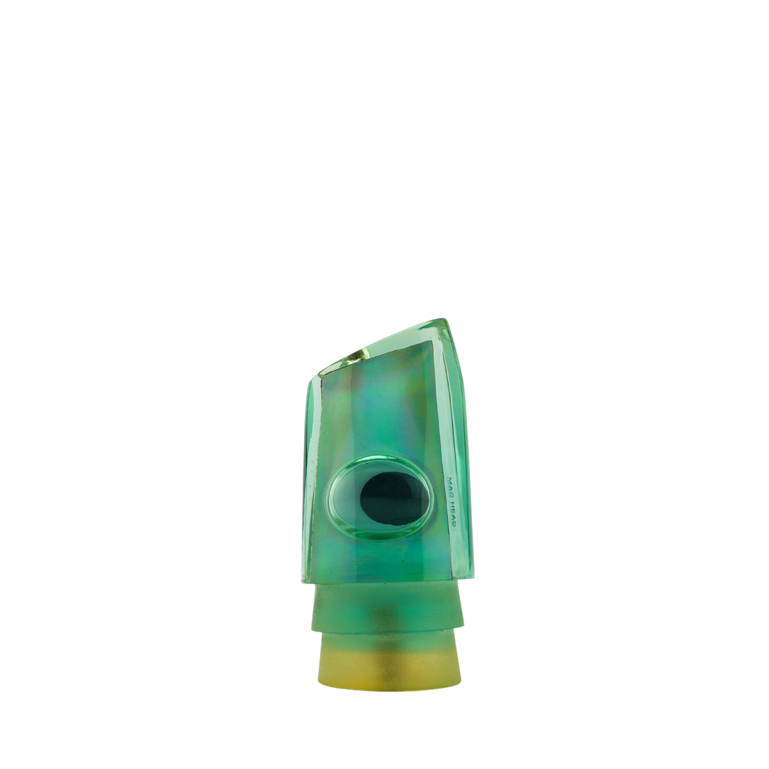 Yo-Zuri Lures: History & Lure Identification Guide | Luremonger 12" Mac Head, Teal Tint - Offshore Trolling Lure Archive