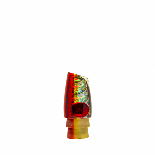 Futa - 9" Vintage Red Top Tapered Slant
